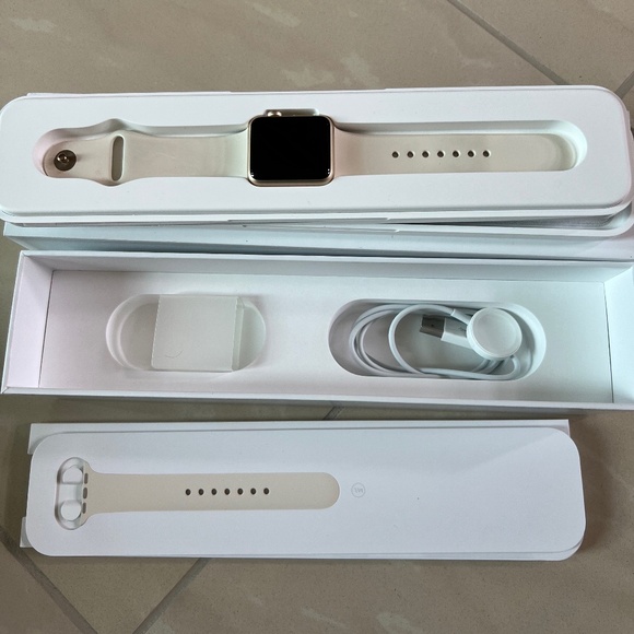 #2422 Watch Sport 38mm Case 7000 Series Gold Aluminum not working